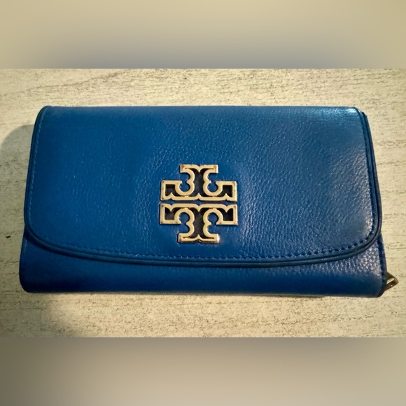 Tory Burch Handbags - Blue Tory Burch Wallet